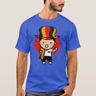 Niedliches Deutschland Fan German Kawaii Niedlich  T-Shirt
