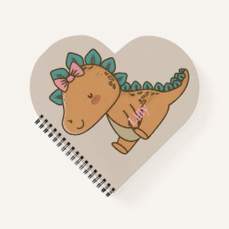 Niedliches Dino-Design für Kinder Notizbuch