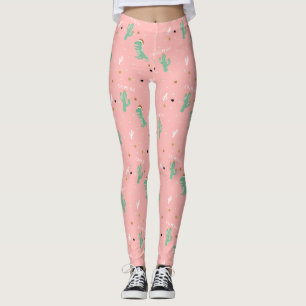 Niedliches Dino und Kaktus On point Leggings