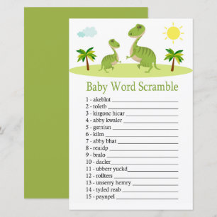 Niedliches Dinosaur Baby Wortspiel