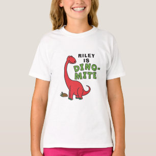 Niedliches Dinosaur Dino-Mite-Design T-Shirt