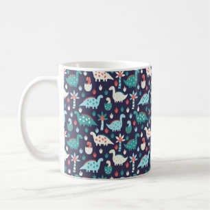 Niedliches Dinosaurier-Muster Kaffeetasse