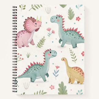 Niedliches Dinosaurier-Notebook für Kinder Notizbuch