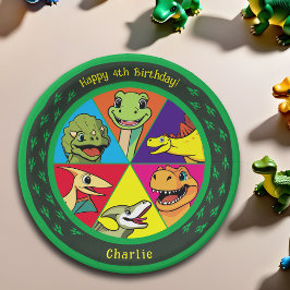 Niedliches Dinosaurier Prähistorisches Party mit f Pappteller