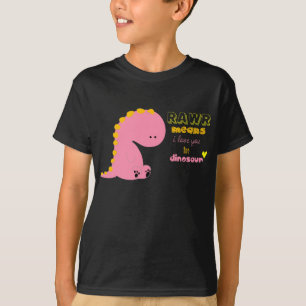 niedliches Dinosaurier rawr Shirt