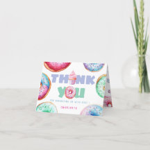 Niedliches Donut Custom Message Kindergeburtstag G