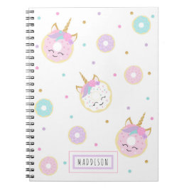Niedliches Donut-Notebook - Spiral Bound Notebook Notizblock