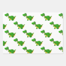 Niedliches Drachenwappenpapier