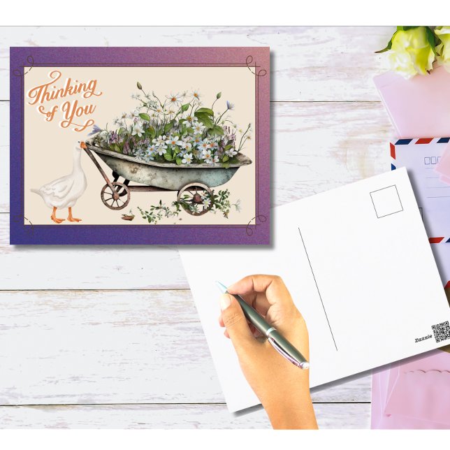 Niedliches Duck-Denken in dir im Blut Postkarte (Von Creator hochgeladen)