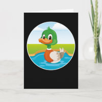 Niedliches Duck Design Funny Animal Lake Ducks Ges