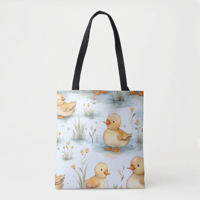 Niedliches Duckling-Muster Tasche (Vorderseite)