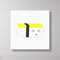 Niedliches Ei Sushi Illustration Kawaii Stil