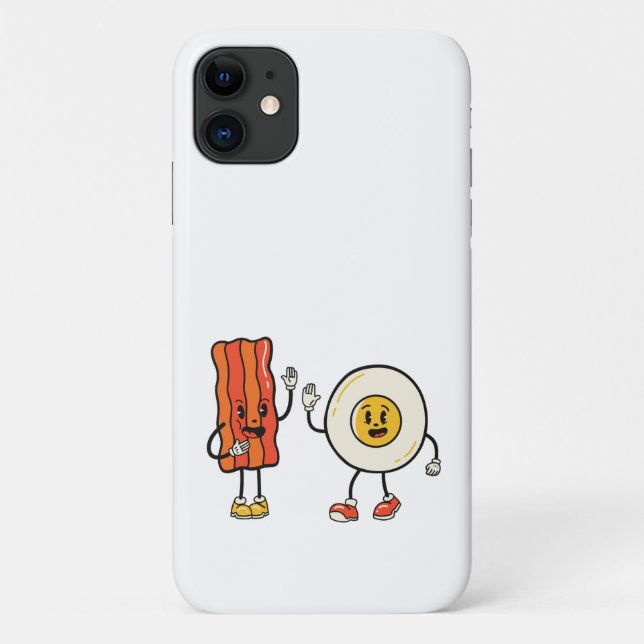 Niedliches Ei und Bacon Case-Mate iPhone Hülle (Rückseite)