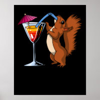 Niedliches Eichhörnchen Animal Drink Cocktail Part