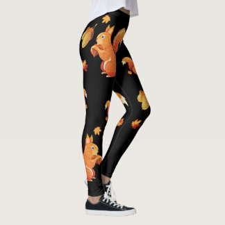 Niedliches Eichhörnchen anpassen Leggings