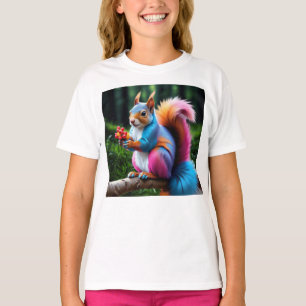 Niedliches Eichhörnchen auf dem Zweig-19274 T-Shirt