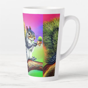 Niedliches Eichhörnchen auf dem Zweig-47563 Milchtasse