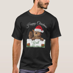 Niedliches Eichhörnchen Frohes Weihnachten Weihnac T-Shirt