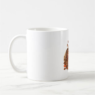 Niedliches Eichhörnchen hortet Eicheln – Lustiger Kaffeetasse