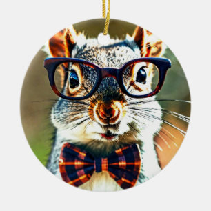 Niedliches Eichhörnchen Keramik Ornament