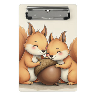 niedliches Eichhörnchen Mini Klemmbrett
