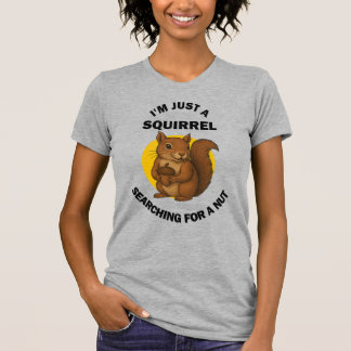 Niedliches Eichhörnchen mit Acorn Woodland Animal T-Shirt