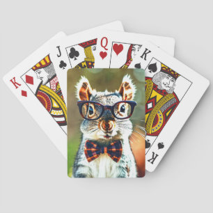 Niedliches Eichhörnchen Spielkarten