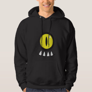 Niedliches Ein-Augen-Monster-Gesicht Männerkostüm Hoodie