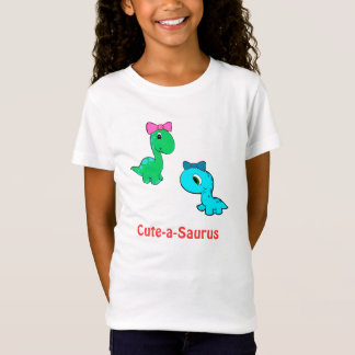 Niedliches-ein-saurus KinderShirt für Mädchen T-Shirt