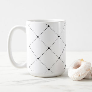 Niedliches, einfaches Design Black dots elegante C Kaffeetasse