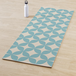 Niedliches einfaches geometrisches Muster Pastell  Yogamatte