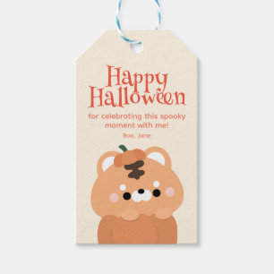 Niedliches Einfaches Halloween-Party Geschenkanhänger