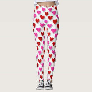 Niedliches Einfaches Herzmuster Leggings