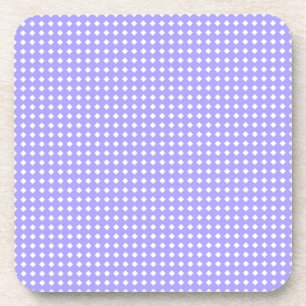Niedliches einfaches Periwinkle Blau und Weiß Must Getränkeuntersetzer