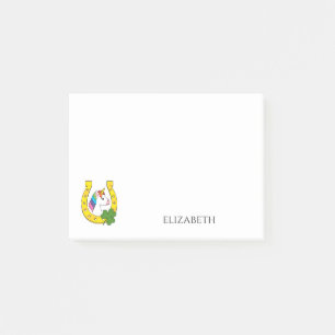 Niedliches Einhorn am St. Patrick's Day   Personal Post-it Klebezettel