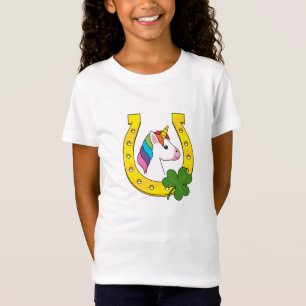Niedliches Einhorn am St. Patrick's Day T-Shirt