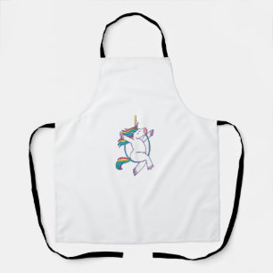 Niedliches Einhorn auf einem Luftschleier - Magisc Schürze