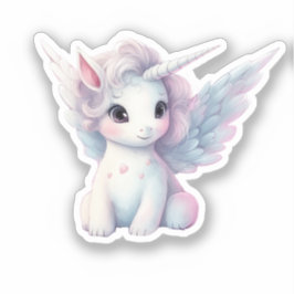 niedliches Einhorn Aufkleber