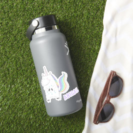 Niedliches Einhorn - Aufkleber für Personalisierte