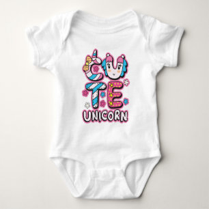 Niedliches Einhorn Baby Strampler