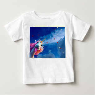 Niedliches Einhorn. Baby T-shirt