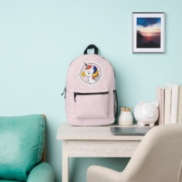 Niedliches Einhorn Bedruckter Rucksack