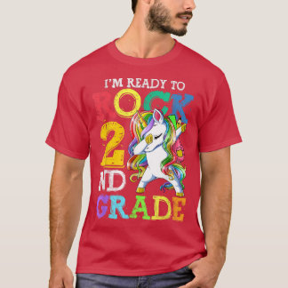Niedliches Einhorn für die zweite Klasse T-Shirt