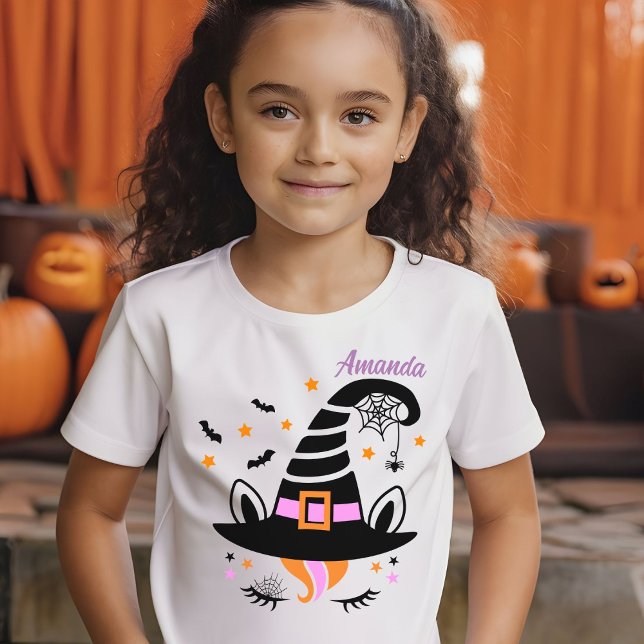 Niedliches Einhorn, Hexenhut Halloween, Personalis T-Shirt (Von Creator hochgeladen)
