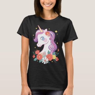 Niedliches Einhorn I Einhorn Mädchen Frauen Kinder T-Shirt
