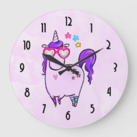 Niedliches Einhorn in Herz-Shaped-Brille