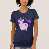 Niedliches Einhorn in Herz-Shaped-Brille