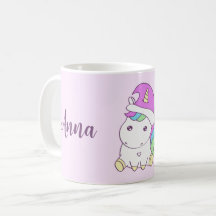 Niedliches Einhorn in Weihnachts-Hat-Personalisier