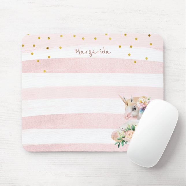 Niedliches Einhorn Magical Girl Mousepad (Mit Mouse)