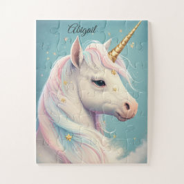 Niedliches Einhorn Magisches Puzzle für Kinder
